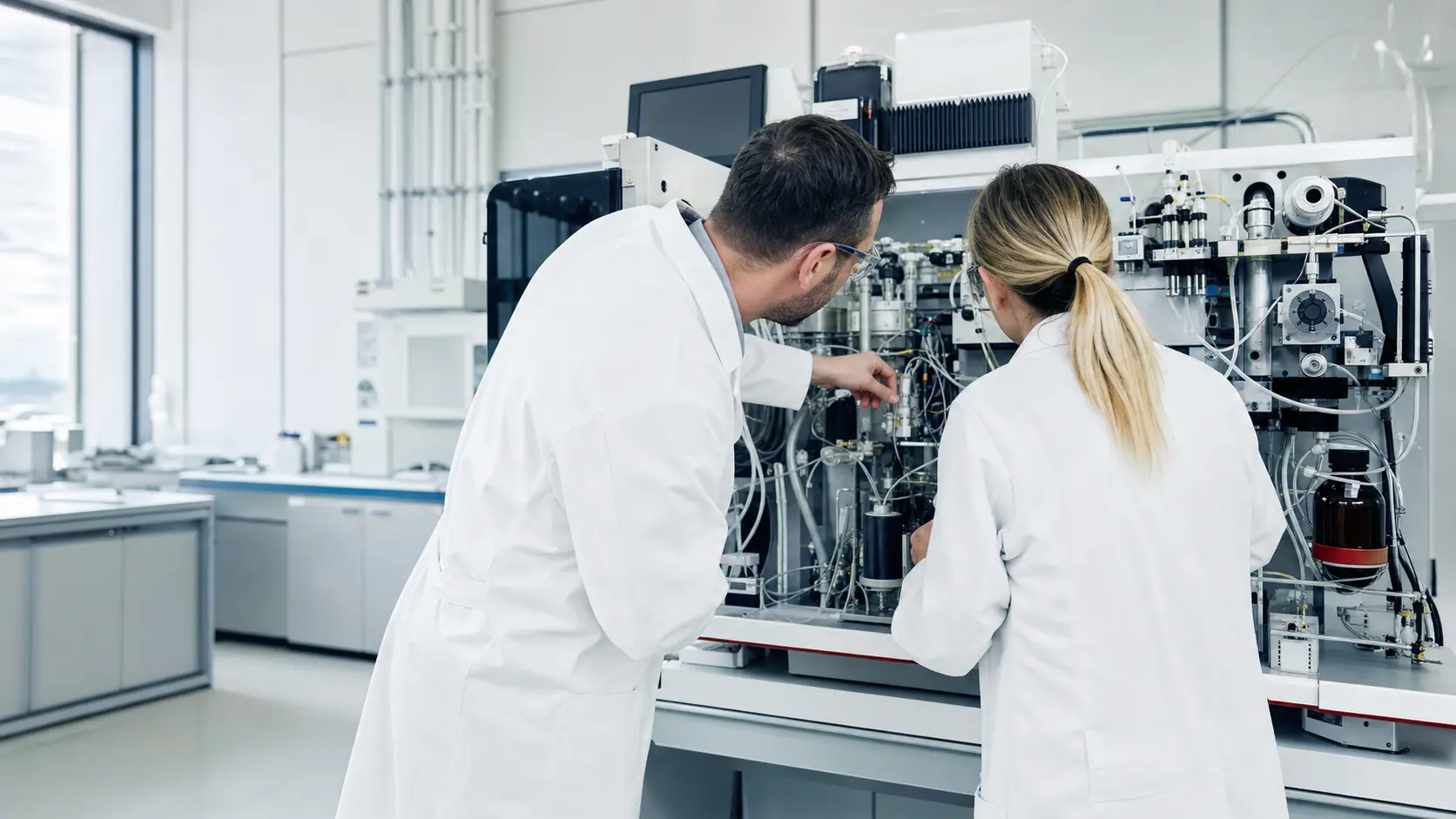 Komplexes Labor- und Analysegerät im Entwicklungskontext